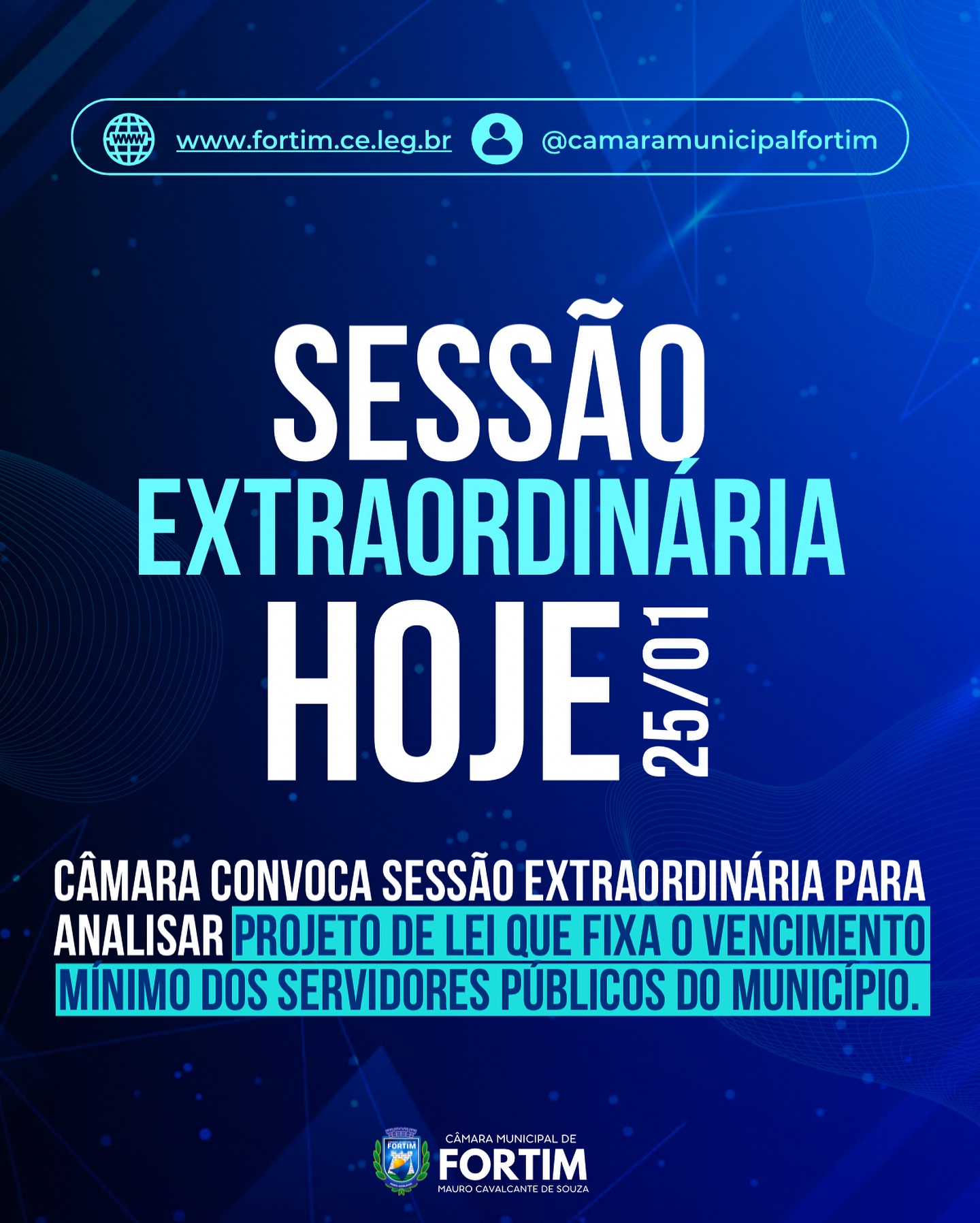 1ª Sessão Extraordinária de 2024