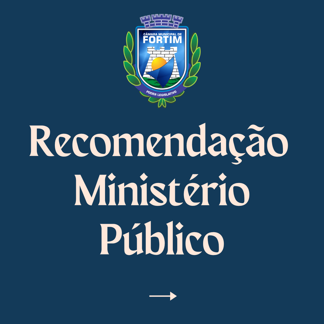 Recomendação Ministério Público